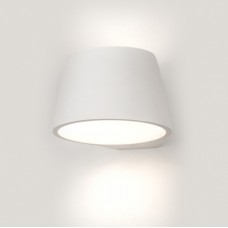 Γύψινη Απλίκα Τοίχου 1xE14 230V Λευκή 43375